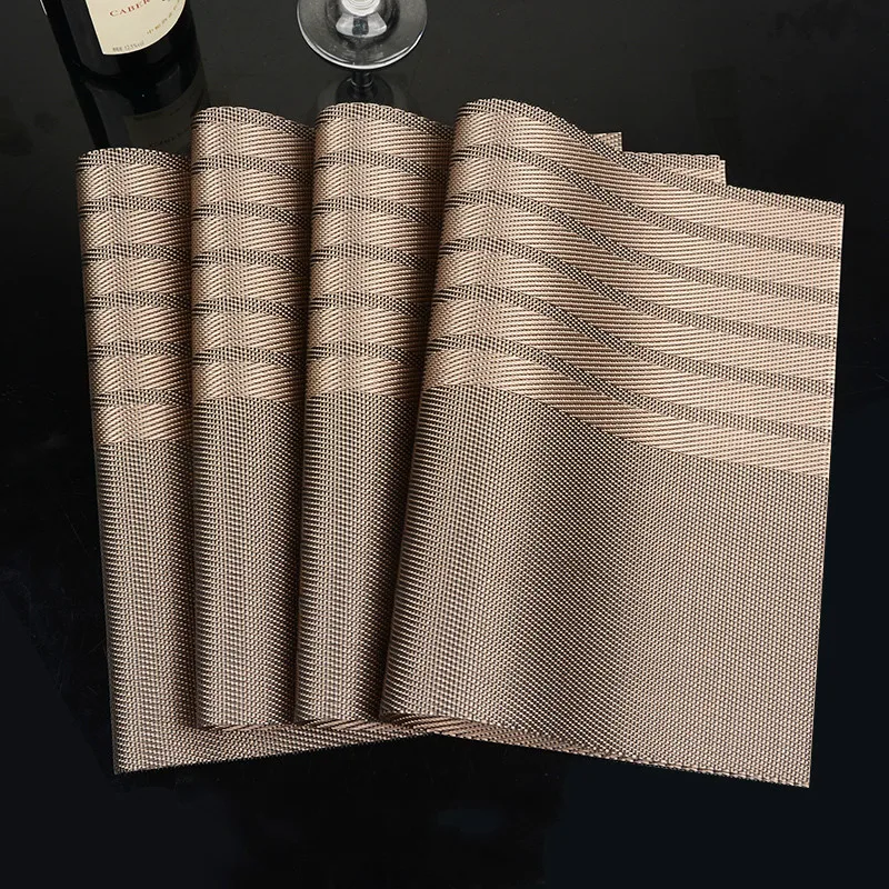 4 шт./лот шикарная подстилка водонепроницаемая пластиковая подставка под стол из