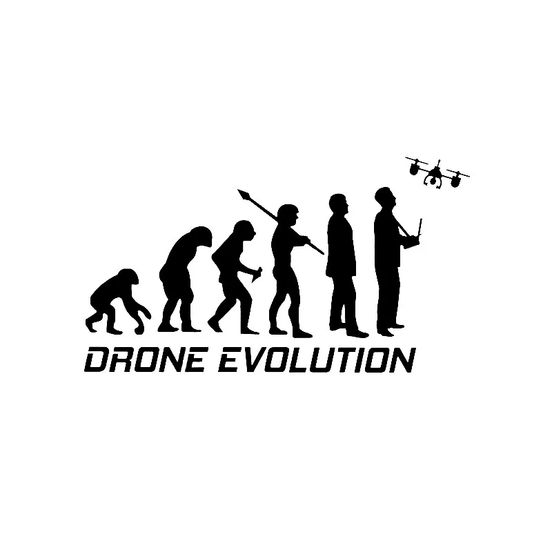 

Car Stickers Decor Motorcycle Decals Interesting drone Vinyl Decorative Accessories Waterproof PVC,15.5cmx8.6cm