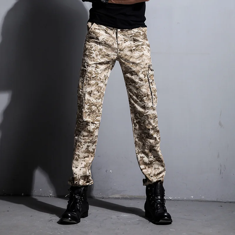 

Hip Hop Military Pants Pantalon Cargo Homme Men's Overalls Multi-Pocket Camouflage Pants Men's Cargo Pants Trousers Streetwear