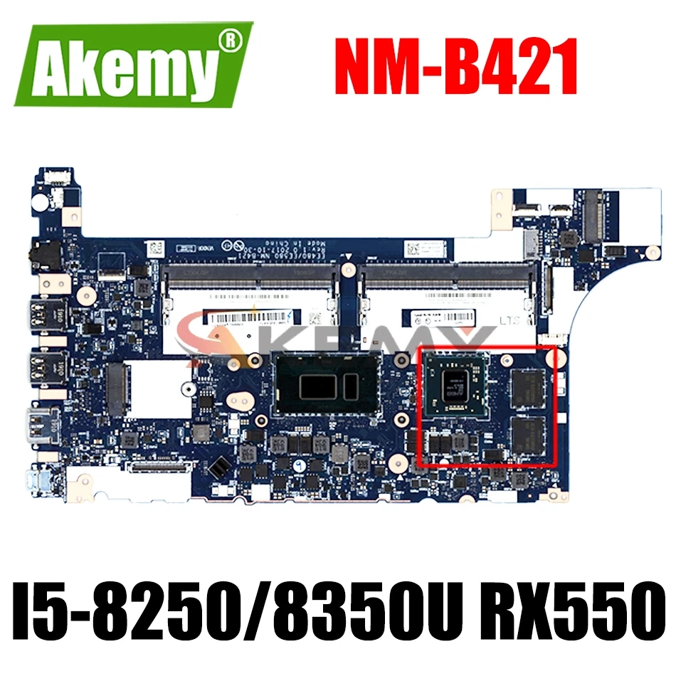 

FRU 01LW918 For Lenovo Thinkpad E480 E580 Laptop Motherboard EE480/EE580 NM-B421 W/ I5-8250/8350U RX550 2G GPU 100% fully tested