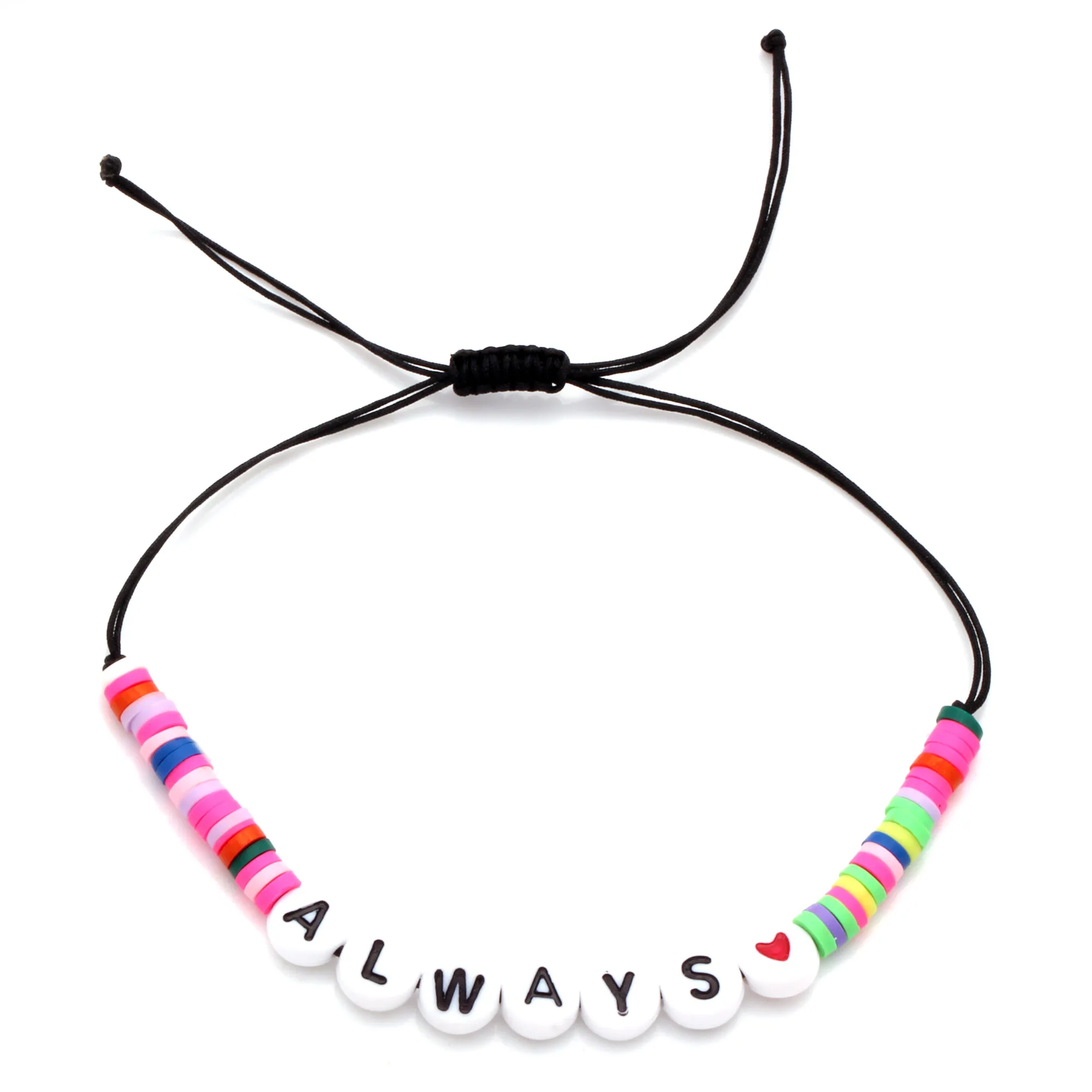 Бусины в стиле бохо с надписью Love Yes I Do Be Kind Always бусины из полимерной глины Heishi