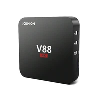 v88 smart tv set top box player 4k quad core 2g16gb wifi media player tv box smart hdtv box home theater