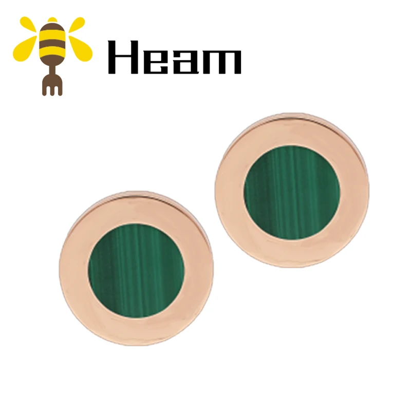 Heam,, высокое качество, серебро 925 пробы, болгарийские серьги для женщин, Круглые, керамические, модные, роскошные ювелирные изделия, подарок для пары - Окраска металла: style 5