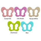 10 шт., силиконовые подвески в виде бабочек