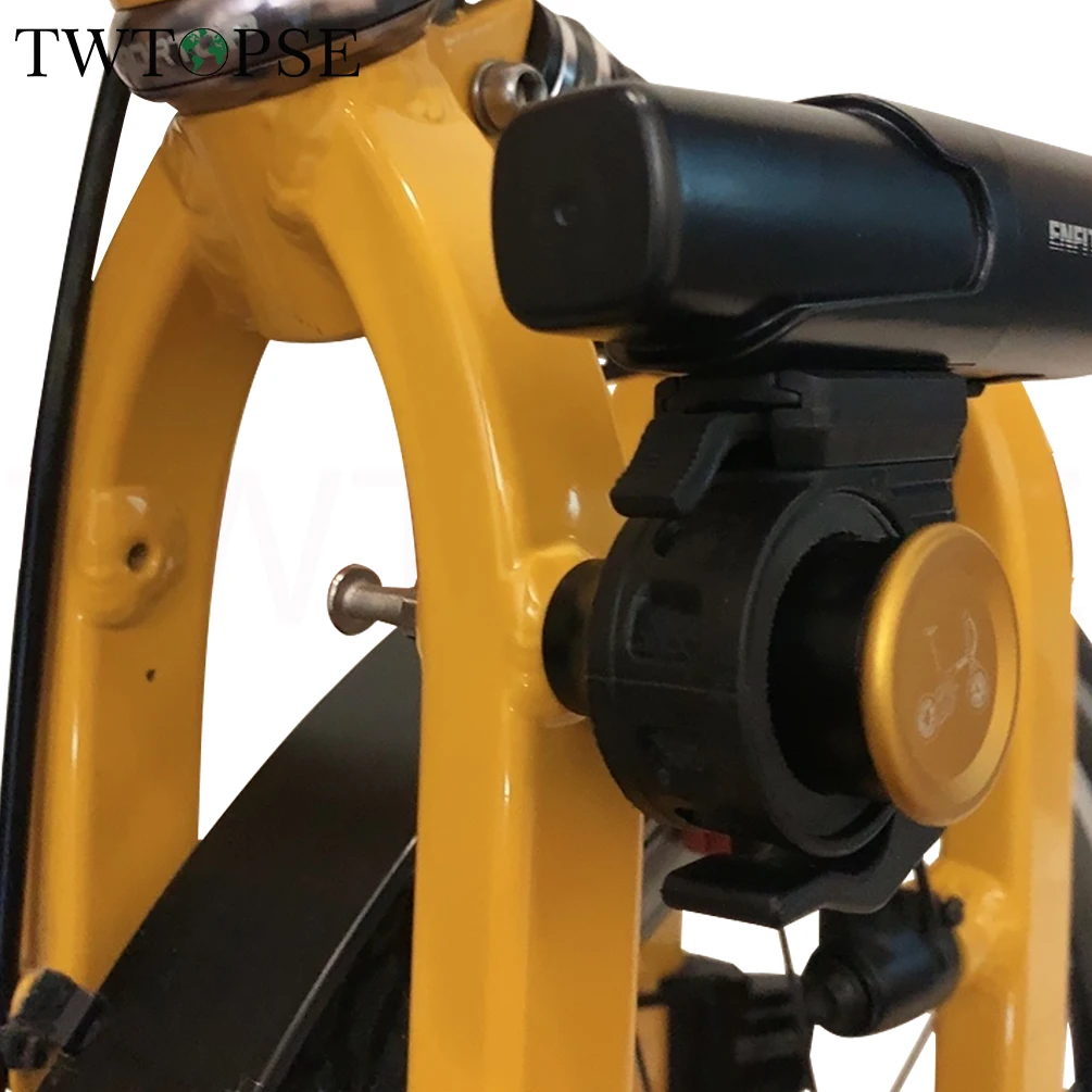 TWTOPSE Bicycle Bike Light adapter For Birdy 1 2 3 New Classic P40 Folding Cycling Light Holder Don't Include The Bike Light New