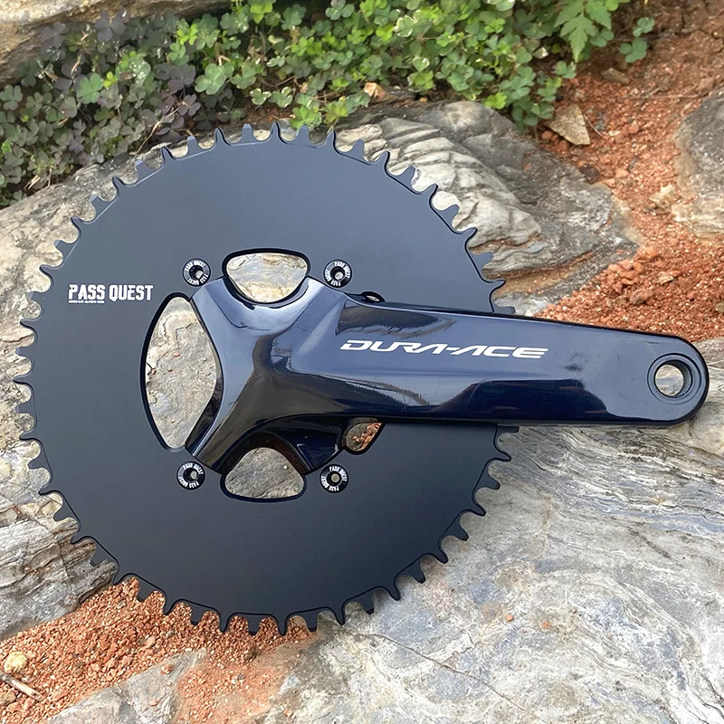 Pass Quest Colsed Dics Chainring BCD110 For Shimano 105 R7000 R8000 ULTEGRA R9100 46T 48T 50T 52T 54 56 58T Road Bike ChainWheel