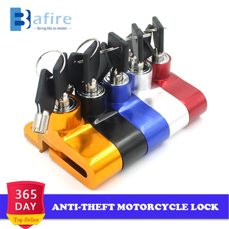 5 цветов Противоугонный дисковый диск безопасности для мотоцикла тормозной