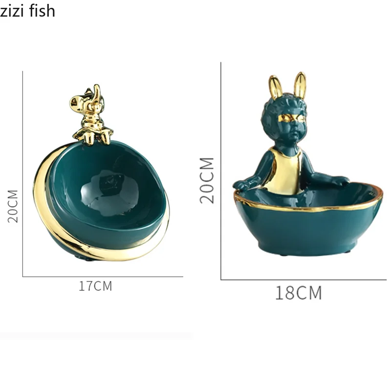 Журнальный столик для гостиной керамики стойка хранения украшений слон с