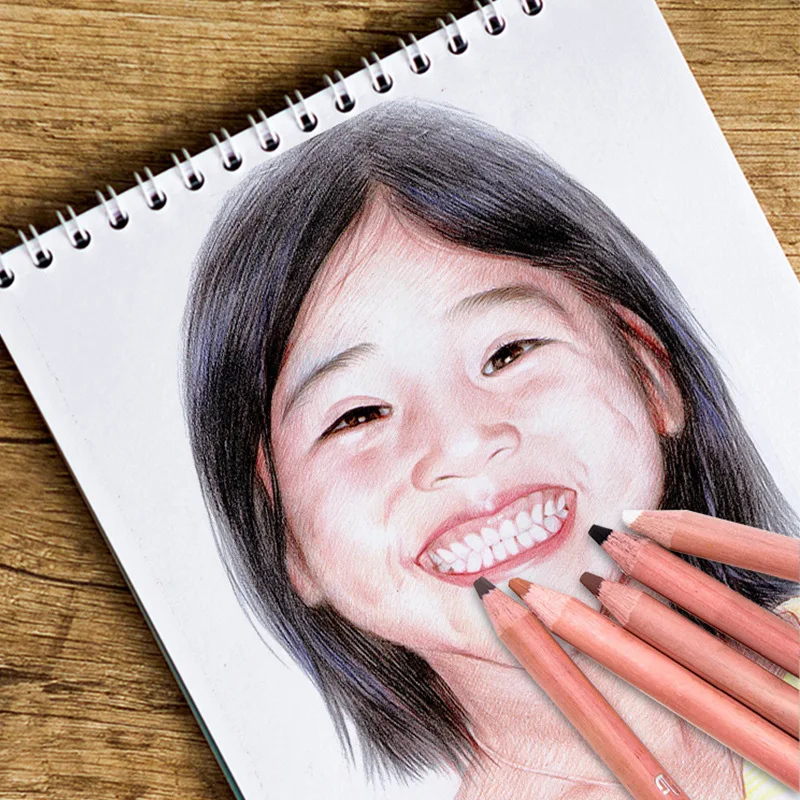 12 шт./компл. креативные цветные карандаши профессиональные деревянные мягкие