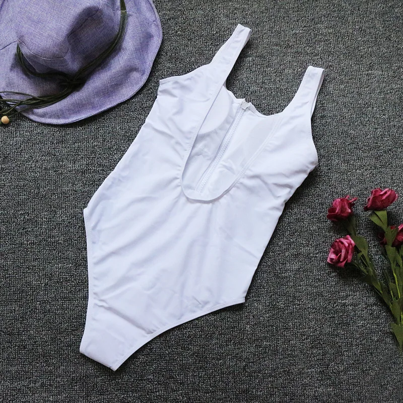 Пикантные Одна деталь черного и белого цвета из кусков купальник женская обувь