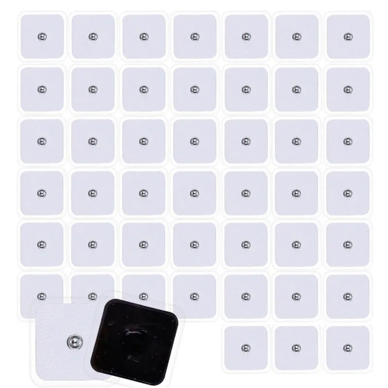 

50/100Pcs Tens Electrodes Pads Conductive Gel Pad Body Acupuncture Therapy Massager Pulse Stimulator Electro Sticker