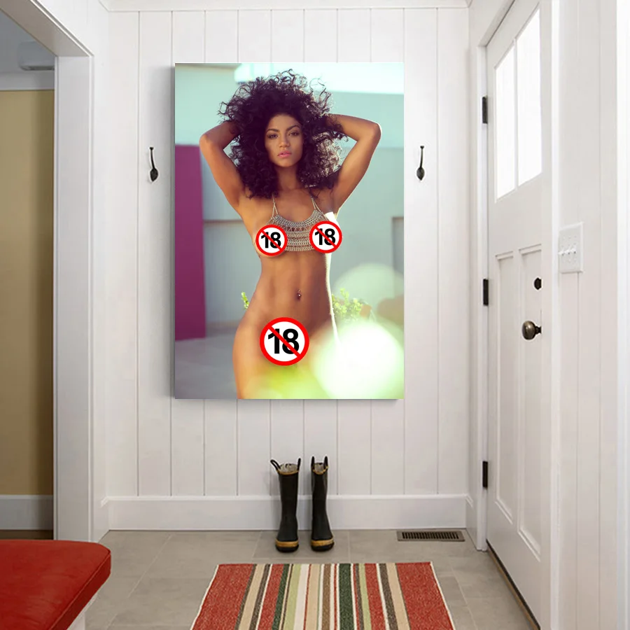 Холщовые плакаты красивая девушка сексуальная женщина модель фотография тела