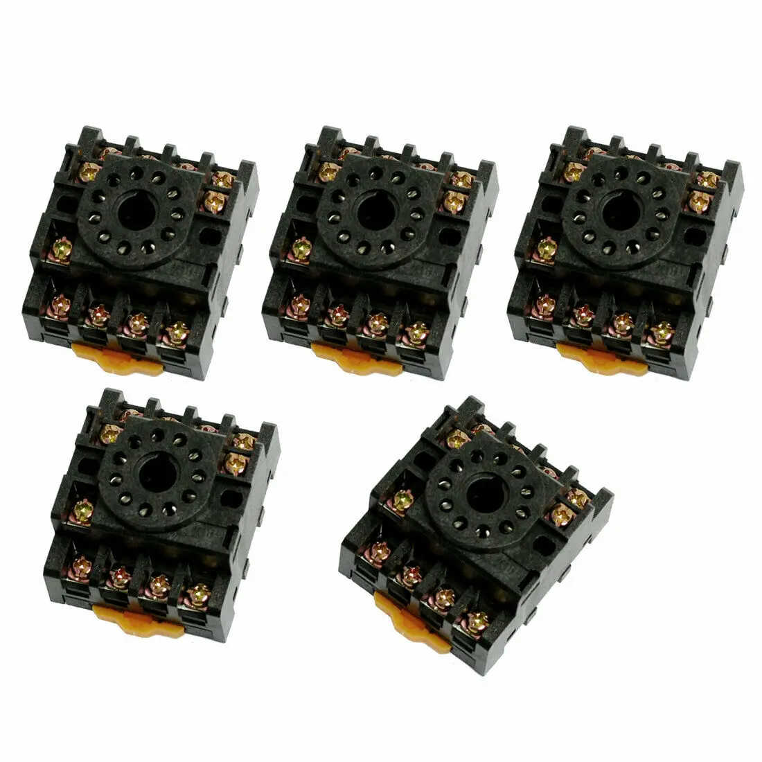 

5 Pcs 11 Pin Screw Terminals PF113A Relay Base Socket for Time Delay