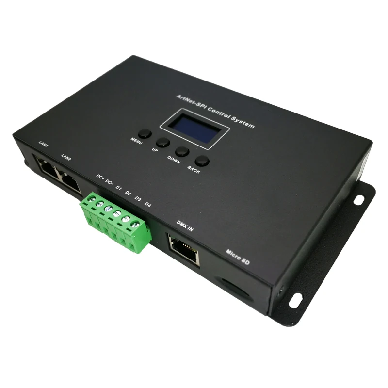 Новый DMX SPI сигнальный светодиод пикселей контроллер DC5V-24V (TTL) цифровой Выход