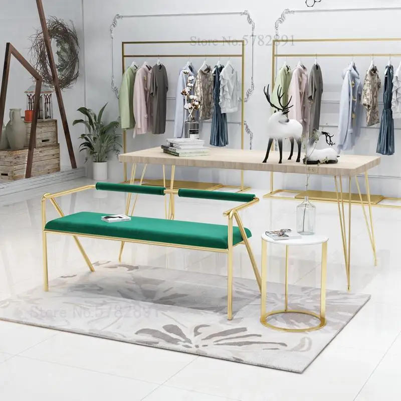 Индивидуальные Nordic обуви табурет для спинки и деревянным каркасом Костюмы