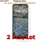 2 шт.лот для Nokia 2,4 1,4 C20 C10 G20 G10 Plus, закаленное стекло, защита для экрана, ультратонкая Взрывозащищенная защитная пленка