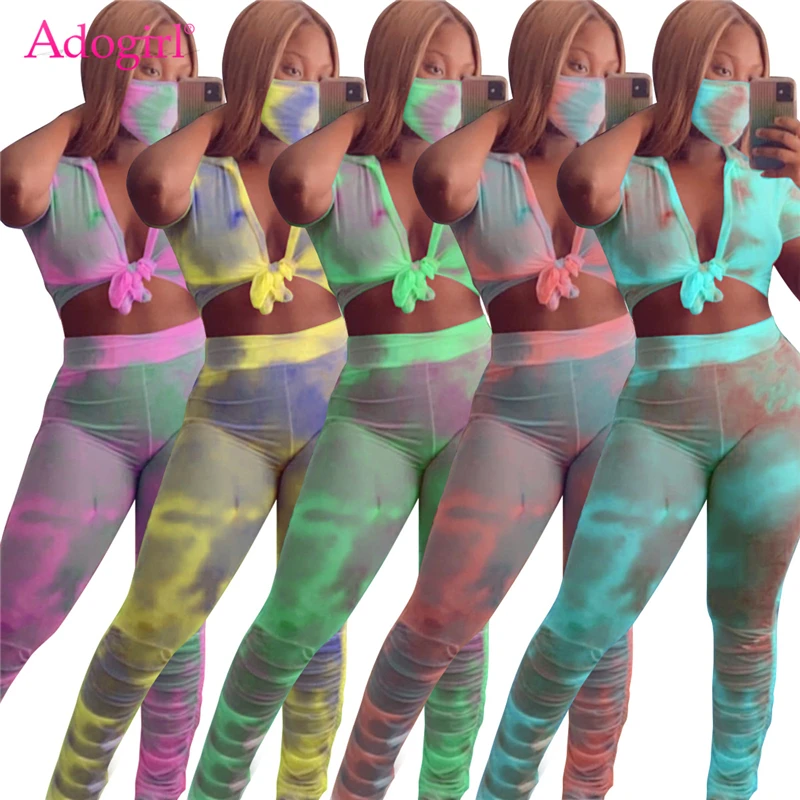 Adogirl Модный комплект из 3 предметов галстук бабочка короткий рукав рубашка