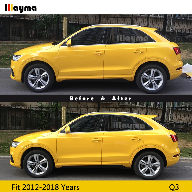 Спойлер на крышу автомобиля в АБС стиле для AUDI Q3 Quattor 2012 2013 2014 2015 2016 2017 2018