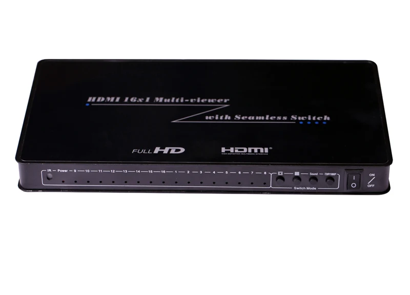 16x1 HDMI мульти зритель экран сплиттер HDMI изображение мультизритель 16 в 1 из 1080P игры HD Дисплей аудио видео конвертер ПК к ТВ