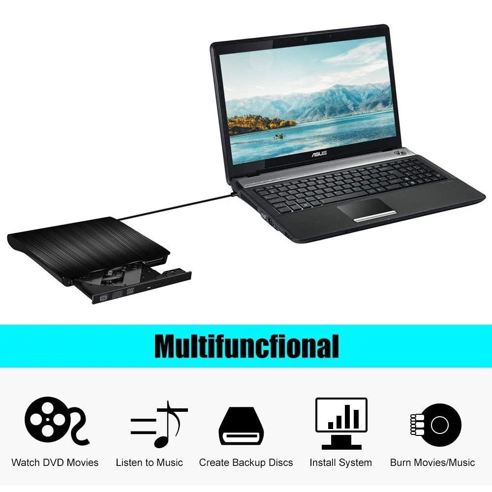 Новый Выдвижной Портативный DVD CD RAM внешний и HDD устройство выдвижной драйвер USB3.0