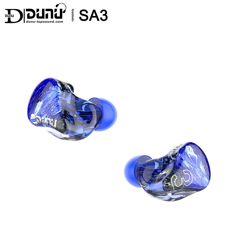 DUNU Studio SA3 In ear монитор наушники Knowles 3BA тройной динамик 2 полосная кроссовер 2Pin 0 78 мм