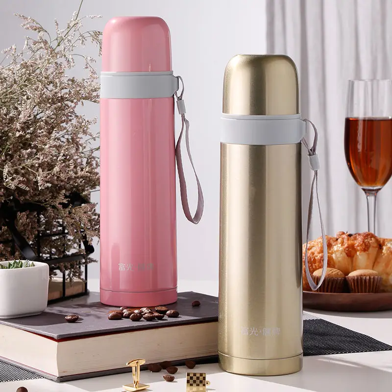 

304 stainless steel thermos cup for male and female primary school students