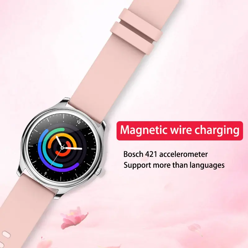 

LIGE New Women Smart Watch Full touch screen Activity Tracker Heart Rate Monitor Sports Ladies SmartWatch Men For Android IOS