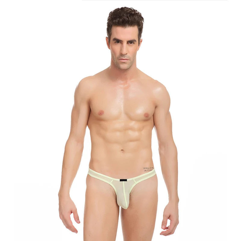 Горячие пикантные мужские стринги и Трусы из шёлка мягкое нижнее белье Ракушки