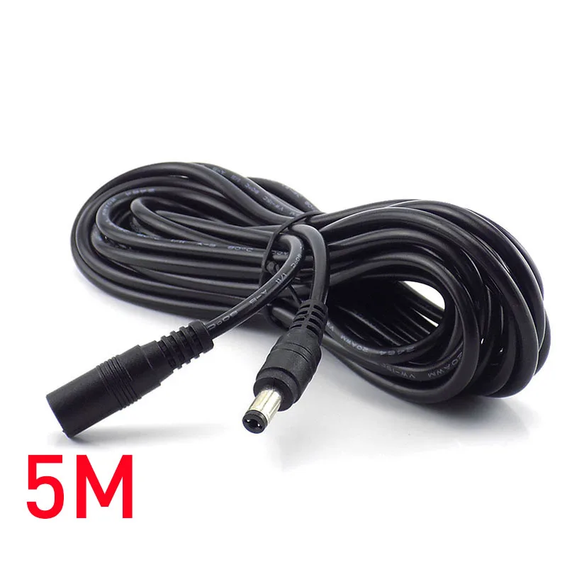

10 m 5 m 3 M 2 m 1 m 5.5x2.1mm DC Power connector Jack Adapter lood cord 12 v kabel DC vrouwelijke Mannelijke uitbreiding exter