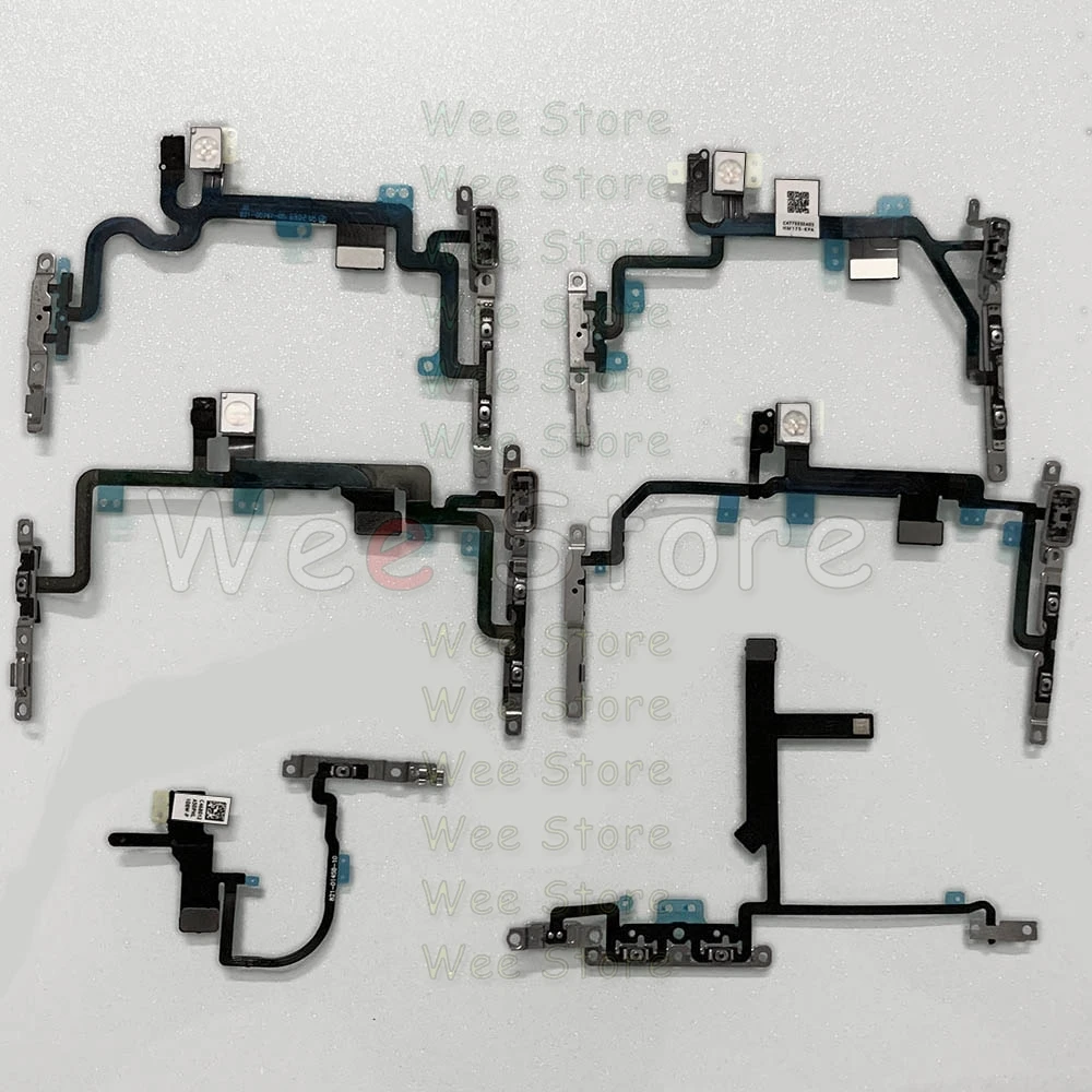 OEM гибкий кабель питания для iPhone X Xs Max XR кнопка выключения звука и 6 6s 7 8 Plus с