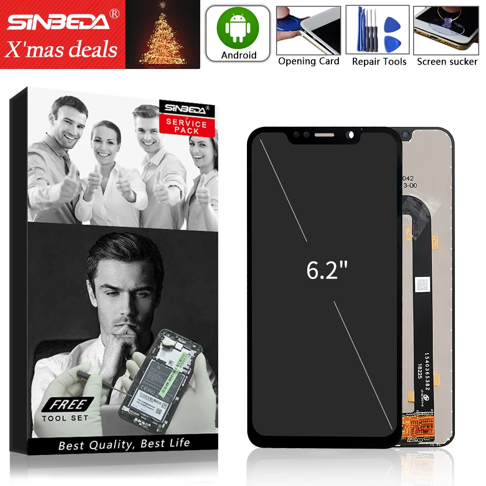 Оригинальный ЖК дисплей для Motorola Moto One Power 6 2 дюйма сенсорный экран P30 Note XT1942