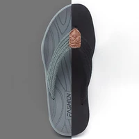 men flip flops summer breathable sandals shoes for men non slip rubber soles slippers fashion outdoor casual shoes big size 47