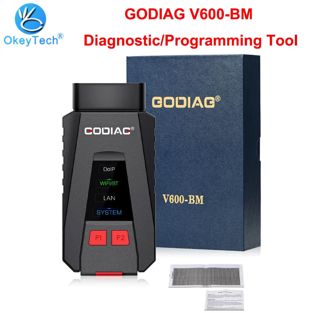 

Новое поступление, профессиональная диагностика автомобиля GODIAG V600-BM для BMW, инструменты для автоматического программирования, считыватель ...