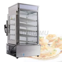 Electric Bun Steamer Bread Food Warmer Cabinet Commercial Stainless Steel Table Base Bun Steam Machine Cooking Appliances 220V