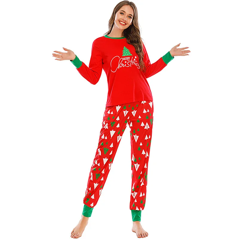 

Christmas Women's Loose Home Wear Pajamas Long Sleeve Suit