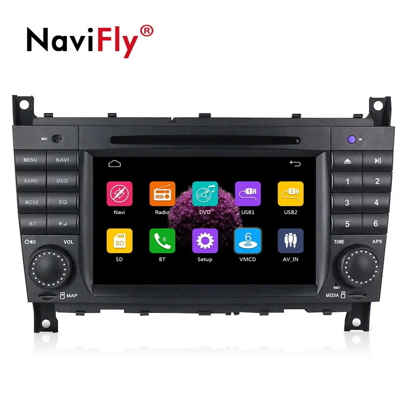 

NaviFly 7" Wince6.0 Car DVD Player radio audio For Mercedes/Benz/Sprinter/W203/A180/Viano/Vito/W639/A-class GPS navigation