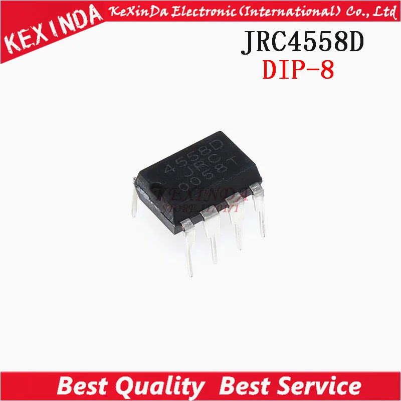 20 шт./лот NJM4558D DIP8 NJM4558 DIP JRC4558D JRC4558 4558D Новый и оригинальный|Интегральные схемы| |