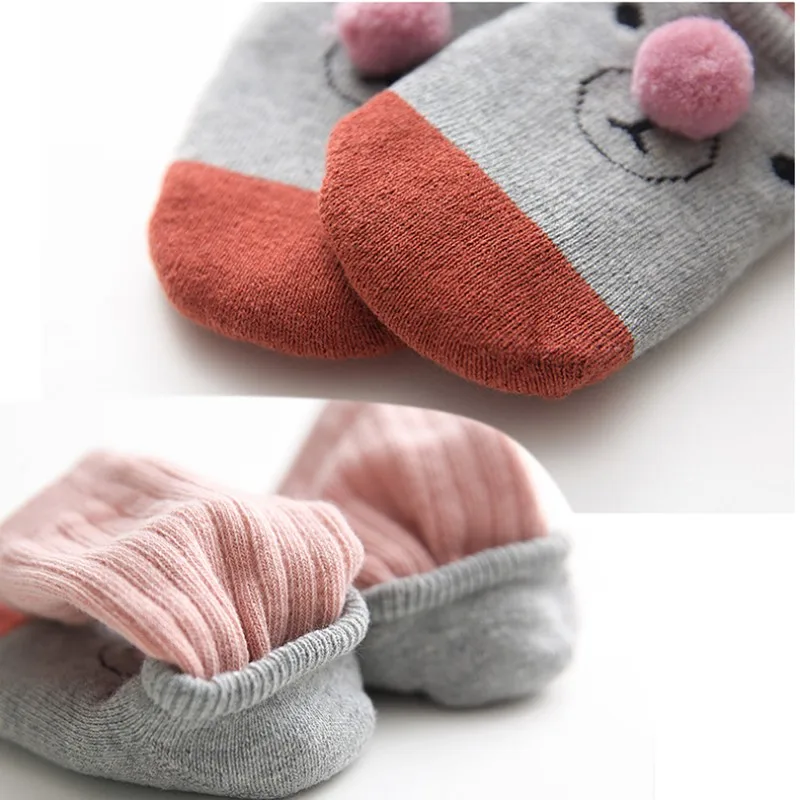 

Toddler Baby Boys Girls Sock Infant Autumn Winter Cotton Cartoon Socks Warm Anti Slip Floor Cute Thicken Socks Leg Warmer 111