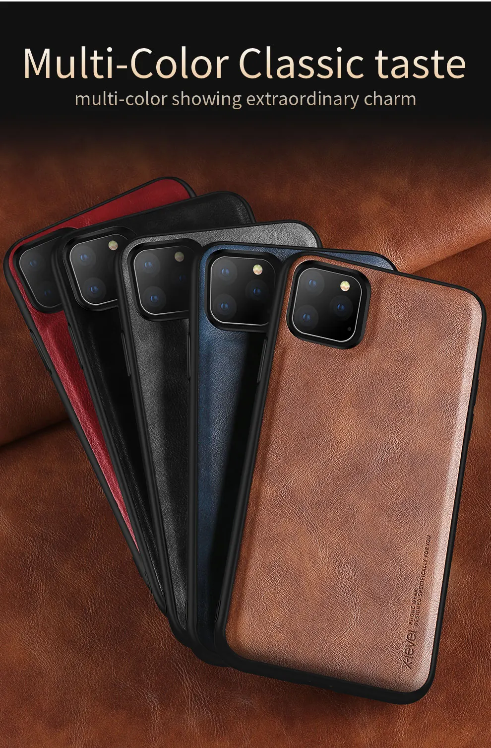 Кожаный чехол для iPhone XS 11 Pro Max 8 7P чехол Роскошный ультра-светильник Мягкий Силиконовый противоударный чехол для iPhone X XS XR