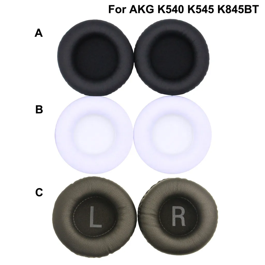 

1Pair Replacement Ear Pads Cushion earpads For AKG K545 K845BT K540 Headphones