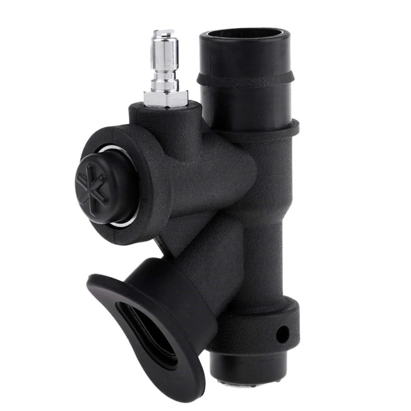 

Scuba Diving Universal Bcd Power Inflator with 45 Degree Angled Mouthpiece for Standard 1 Inch Hose K-Shaped Valve Relief Valve