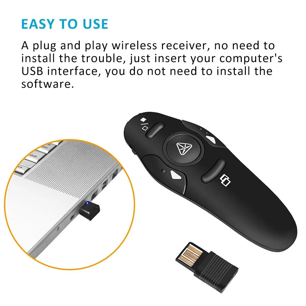 Беспроводная USB-указка для презентаций 2 4 ГГц |