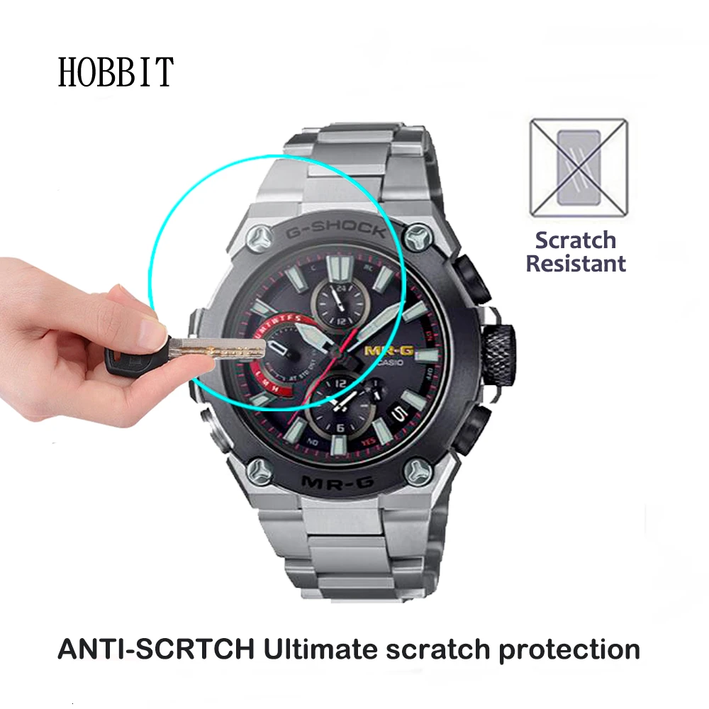 2 шт. 0 3 мм 2.5D закаленное стекло Защита экрана для Casio MRG-B1000D-1ADR SamrtWatch защитная