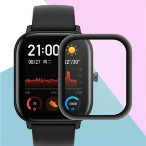 3D изогнутый край Полное покрытие мягкая прозрачная защитная пленка для Amazfit GTS Смарт-часы ЖК-экран защита (не стекло)