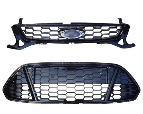 1 комплект передний бампер Верхняя и нижняя сотовая сетка решетка гриль для Ford