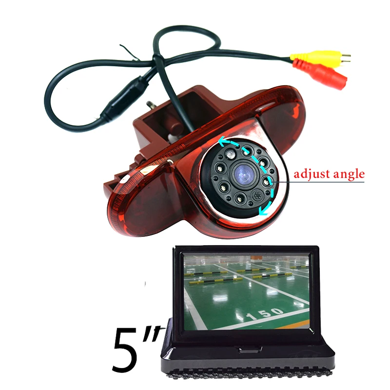 Скидка Автомобильный стоп-светильник CCD HD, камера заднего вида для Renault Trafic(2001-2014),Combo/Vauxhall Vivaro Van, тормозная камера и комплект монитора автомобиля