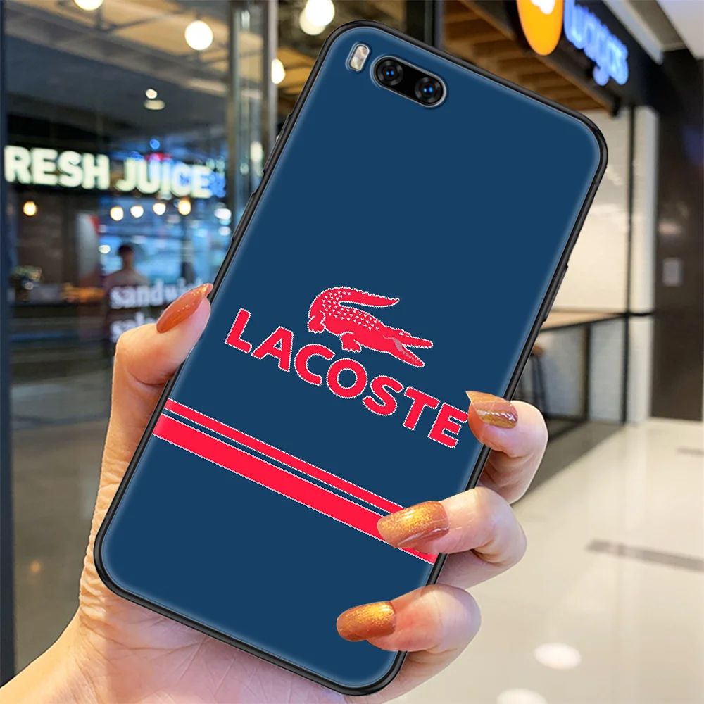 

LACOETES French Luxury Brands Phone case For Xiaomi Mi Max Note 3 A2 A3 8 9 9T 10 Lite Pro Ultra black silicone prime art