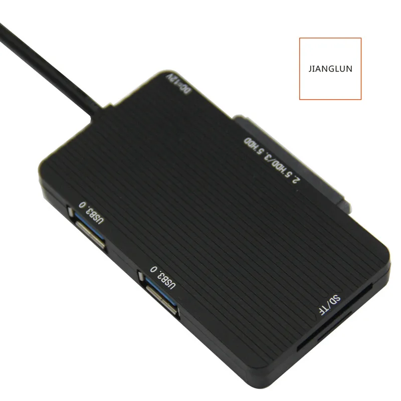 JIANGLUN TYPE-C to USB 3, 0 HUB + TF (Micro SD)/SD   SATA3