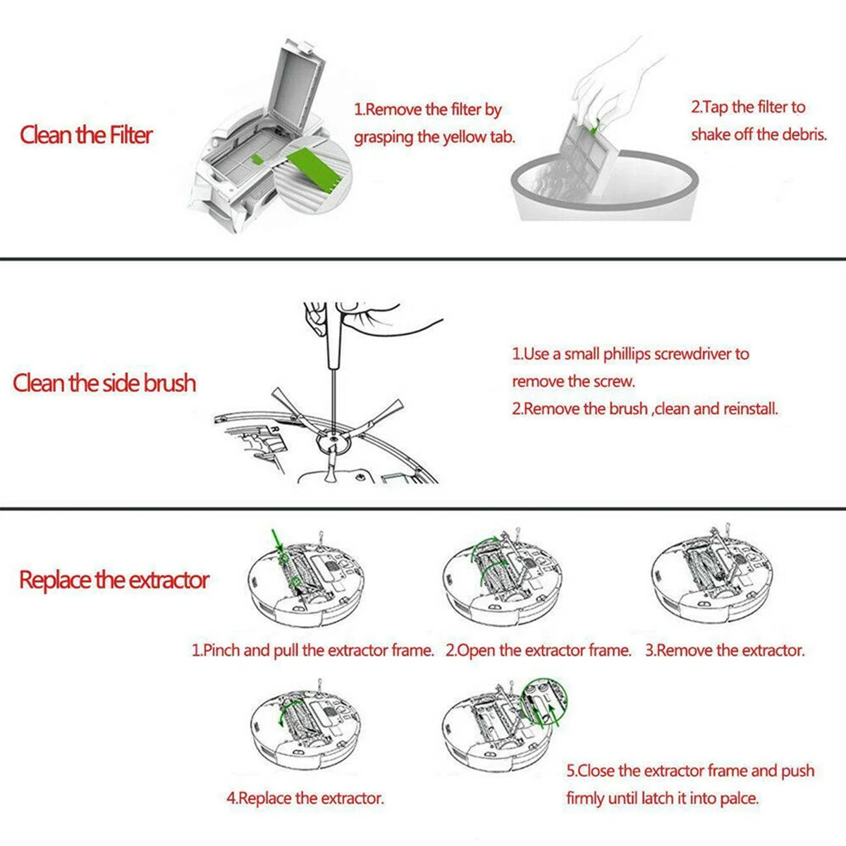 

Accessories Brushes Filters Cleaning brush Replacement New Durable Sale