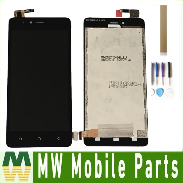 ЖК дисплей и сенсорный экран в сборе для телефона черном цвете с инструментами